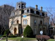 28 E GILMAN ST, a Second Empire house, built in Madison, Wisconsin in 1857.