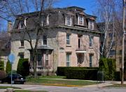 104 E GILMAN ST, a Second Empire house, built in Madison, Wisconsin in 1855.