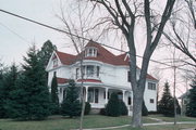 124 W FLORENCE, a Queen Anne house, built in Cambria, Wisconsin in 1900.