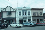 107 W EDGEWATER ST, a Italianate retail building, built in Cambria, Wisconsin in 1888.