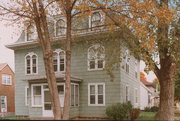 603 DEWITT ST, a Second Empire house, built in Portage, Wisconsin in 1873.