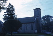 701 MACFARLANE RD, a Romanesque Revival house of worship, built in Portage, Wisconsin in 1874.