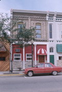 314-318 DEWITT, a Italianate small retail building, built in Portage, Wisconsin in 1883.