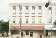 137-139 W COOK ST, a Commercial Vernacular retail building, built in Portage, Wisconsin in 1866.