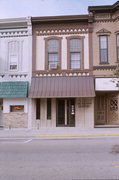 314-318 DEWITT, a Italianate small retail building, built in Portage, Wisconsin in 1883.