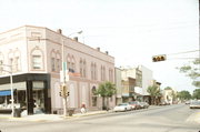 301 DEWITT ST, a Italianate large retail building, built in Portage, Wisconsin in 1873.