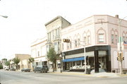 301 DEWITT ST, a Italianate large retail building, built in Portage, Wisconsin in 1873.