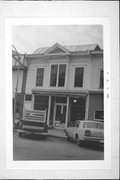 107 W EDGEWATER ST, a Italianate retail building, built in Cambria, Wisconsin in 1888.