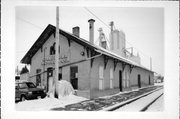 Ca. 359 N DICKASON BLVD, a Italianate depot, built in Columbus, Wisconsin in 1871.