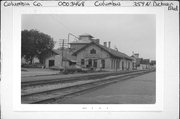 Ca. 359 N DICKASON BLVD, a Italianate depot, built in Columbus, Wisconsin in 1871.