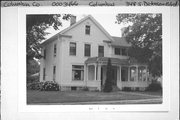 348 S DICKASON BLVD, a Greek Revival house, built in Columbus, Wisconsin in 1857.