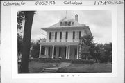 147 N LEWIS ST, a Italianate house, built in Columbus, Wisconsin in 1869.