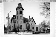 313 W PRAIRIE ST, a Early Gothic Revival church, built in Columbus, Wisconsin in 1877.