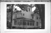 443 W PRAIRIE ST, a Queen Anne house, built in Columbus, Wisconsin in 1877.