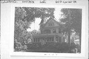 607 CORNER ST, a Queen Anne house, built in Lodi, Wisconsin in 1903.