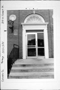 215 W CONANT ST, a Colonial Revival/Georgian Revival post office, built in Portage, Wisconsin in 1934.