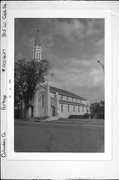 305 W COOK ST, a Romanesque Revival house of worship, built in Portage, Wisconsin in 1886.