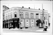301 DEWITT ST, a Italianate large retail building, built in Portage, Wisconsin in 1873.