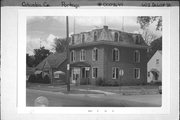 603 DEWITT ST, a Second Empire house, built in Portage, Wisconsin in 1873.