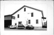 114 DODGE, a Commercial Vernacular warehouse, built in Portage, Wisconsin in 1916.