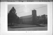701 MACFARLANE RD, a Romanesque Revival house of worship, built in Portage, Wisconsin in 1874.