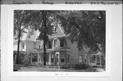 105 E PLEASANT, a Queen Anne house, built in Portage, Wisconsin in 1900.