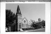 211 W PLEASANT ST, a Early Gothic Revival house of worship, built in Portage, Wisconsin in 1898.
