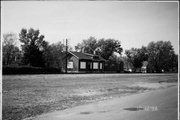 RIO ST, a Astylistic Utilitarian Building depot, built in Rio, Wisconsin in 1916.