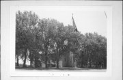 28075 State Highway 27, a Early Gothic Revival church, built in Eastman, Wisconsin in 1918.