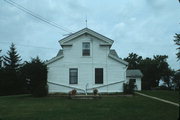 N7436 STATE HIGHWAY 26, a Greek Revival house, built in Burnett, Wisconsin in 1862.