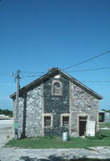 W SIDE OF COUNTY HIGHWAY Z .7 MI S OF COUNTY HIGHWAY H, a Italianate barn, built in Leroy, Wisconsin in 1876.