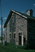 W SIDE OF COUNTY HIGHWAY Z .7 MI S OF COUNTY HIGHWAY H, a Italianate barn, built in Leroy, Wisconsin in 1876.