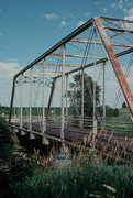 ON LOW RD OVER THE BEAVER DAM RIVER, a NA (unknown or not a building) overhead truss bridge, built in Lowell, Wisconsin in 1890.