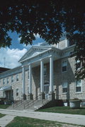 SW CNR OF MAIN ST AND BUCHANAN ST, a Greek Revival elementary, middle, jr.high, or high, built in Mayville, Wisconsin in 1857.