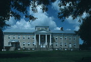 SW CNR OF MAIN ST AND BUCHANAN ST, a Greek Revival elementary, middle, jr.high, or high, built in Mayville, Wisconsin in 1857.