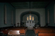 N SIDE OF COUNTY HIGHWAY Q, W OF RICH RD, a Early Gothic Revival church, built in Shields, Wisconsin in 1864.