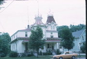 123 S MADISON ST, a Second Empire house, built in Waupun, Wisconsin in 1870.