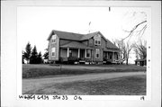 W6434 STATE HIGHWAY 33, a Gabled Ell house, built in Oak Grove, Wisconsin in 1880.