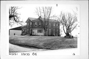 W5551 STATE HIGHWAY 33, S SIDE OF STATE HIGHWAY 33 .4 MI W OF W GROVE RD, a Greek Revival house, built in Oak Grove, Wisconsin in 1861.