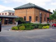 West Madison Depot, Chicago, Milwaukee, and St. Paul Railway, a Building.