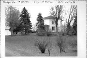 219 VALLEY ST, a Octagon house, built in Horicon, Wisconsin in 1855.