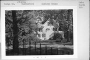 300 N LAKE ST, a Colonial Revival/Georgian Revival resort/camp building, built in Hustisford, Wisconsin in 1885.