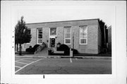 7 N SCHOOL ST, a Art/Streamline Moderne post office, built in Mayville, Wisconsin in 1939.