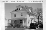 513 N WASHINGTON ST 513 N WASHINGTON ST, a American Foursquare house, built in Watertown, Wisconsin in 1910.