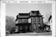 302 N WATER ST, a Second Empire house, built in Watertown, Wisconsin in 1880.