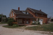 9697 School Road, a Front Gabled house, built in Brussels, Wisconsin in 1880.