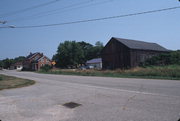 9697 School Road, a Front Gabled house, built in Brussels, Wisconsin in 1880.