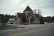 9996 WATER ST, a Arts and Crafts town hall, built in Ephraim, Wisconsin in 1927.