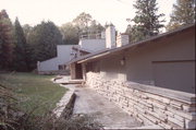 PENINSULA PLAYER RD, S SIDE, .2 M E OF LAKESHORE, a International Style house, built in Gibraltar, Wisconsin in 1939.