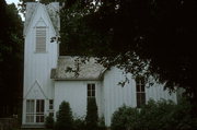 9415 COTTAGE ROW, a Early Gothic Revival house of worship, built in Gibraltar, Wisconsin in 1878.